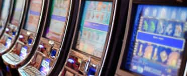 image of poker machines in gaming room